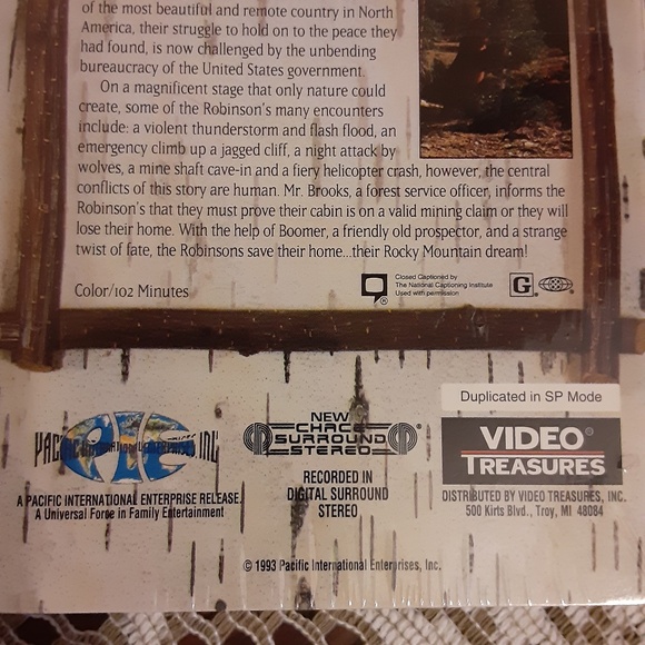 Mountain Family Robinson Part 3 VHS - Picture 3 of 8